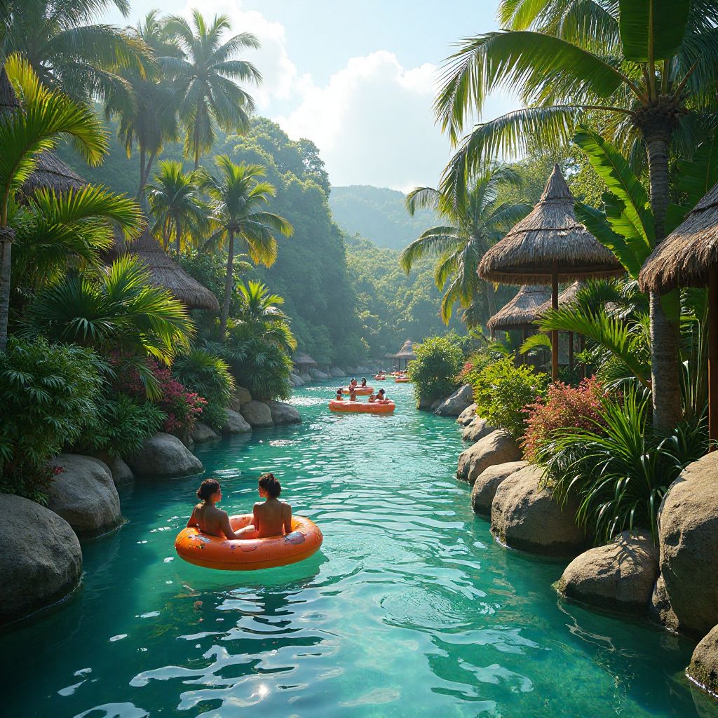 Lazy river attraction